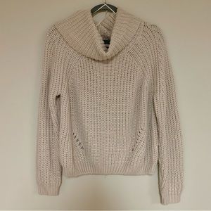 Knitted Cowl Neck Sweater